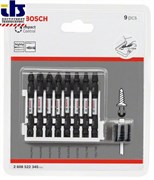 Impact Control Ударные биты PH1/PH2, PH2/PH3, PH2/PZ2 (-2-), SL1x5.5,T15/T20 (-2-),T25/T30 + муфта, BOSCH