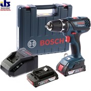 Аккумуляторная дрель-шуруповёрт Bosch GSR 18-2-LI Plus [06019E6120]