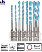 Impact Control Сверла Hex-9 MultiConstruction 3–8мм (сменная кассета для кейса), BOSCH