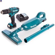 Дрель-шуруповерт аккумуляторная Makita DF331DWYE (DF 331 DWYE) + CL106FDZ