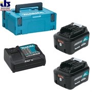 Аккумуляторный блок 10,8/12В 2х4.0 Ah + зарядное DC10SB MakPac, MAKITA