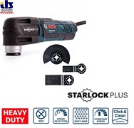Многофункциональный инструмент (реноватор) BOSCH GOP 30-28 в чем. + аксессуары (300 Вт, 8000 - 20000 об/мин) (0601237003)