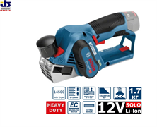 BOSCH GHO 12V-20 Рубанок аккумуляторный в картонной коробке, SOLO (без аккумуляторов и зарядного) 12V, ширина строгания 56мм, глубина до 2 мм, 14500 об/мин