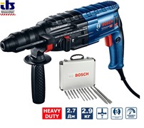 Перфоратор BOSCH GBH 240 F  (790 Вт, 2.7 Дж, 3 реж., патрон SDS-plus, быстросъемн., БЗП в комплекте, вес 2.9 кг) (0615990L2S)