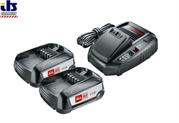 Аккумуляторный блок PBA 18 В 2х2,5Ah + зарядное AL 1830 CV, BOSCH