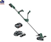 BOSCH UniversalGrassCut 18-260 SOLO (без акум) Триммер аккумуляторный 18V Li-On, верхний двигатель 18V, 26 см, V-образная рукоятка, складной 1 ак (2.0Ah), зарядное (AL1815CV), режущая система IntelliFEED