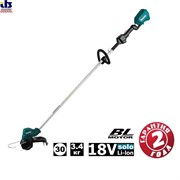 Триммер аккум. MAKITA DUR187LZ (18.0 В, БЕЗ АККУМУЛЯТОРА, 30 см, с головкой, плавный пуск, вес 3.4 кг) (DUR 187 LZ)