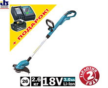 Триммер аккумуляторный DUR181RF 1*3,0Ач, MAKITA