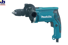 Дрель ударная MAKITA HP1631KX2 в чем. (710 Вт, патрон БЗП, 1 скор.,н-р сверл D-46202(18шт)) (HP 1631 KX2)