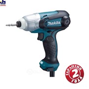 MAKITA TD0101F Шуруповерт ударный (230 Вт, патрон внутр. шестигр. 1/4&quot;, 100 Нм, подсветка)