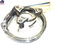 Кожух пылеудаления для УШМ HAMMER Flex DS125A 125мм с щеткой, прозрачный
