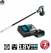 Вибратор для бетона аккумуляторный Makita DVR450RFE (18В,2х3АчLi-ion,13000в\м,фштанги-25мм,3.7кг,чем) (DVR 450 RFE)