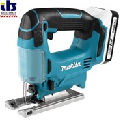 Лобзик аккумуляторный Makita JV183DWE (18В,2х1.5АчLi-ion,2900об\м,ход-18мм,рез-65мм,2кг,чем,1 пилка,G-серия)