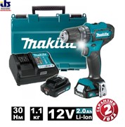 Шуруповерт HP333DWAE ударный  аккумуляторный, MAKITA