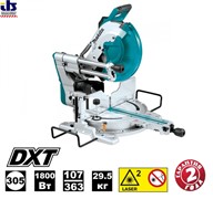 Торцовочная пила Makita LS1219L (1800 Вт, 305х30.0 мм, глуб. до 107 мм, шир. до 363 мм, подсветка) (LS 1219 L)