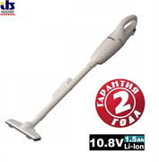 Пылесос аккумуляторный Makita CL111DWI (10.8В,1х1.5Ач, встроенный аккумулятор, 1.3 m3\м,33мбар,0.56 л,0.94 кг) (CL 111 DWI)