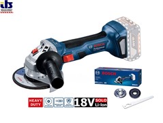 Аккум. углошлифмашина BOSCH GWS 180-LI в кор. (18.0 В, БЕЗ АККУМУЛЯТОРА, диск 125х22.0 мм) (06019H9020)