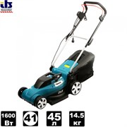 Газонокосилка электрическая Makita ELM4120 (1,6кВт, пластиковая дека 41см, сбор травы в травосборник 45л, инд. заполнения) (ELM 4120)