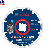 Алмазный диск по металлу X-LOCK 125x22,23 мм (2608900533)