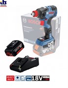 BOSCH GDX 18V-200 C (1*ProCORE GBA 4.0Ah+GAL 18V-40) Гайковерт аккумуляторный в коробке, бесщеточный 18V, 200 Нм, GDX 2-в-1 (1/4&quot; + 1/2’) 1 аккумулятор ProCORE 4.0Ah + зарядное GAL 18V-40