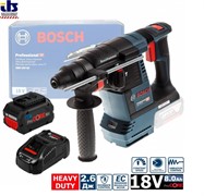 Перфоратор BOSCH GBH 18V-26  аккумуляторный  (1*8,0Ah ProCORE, 2,6Дж, Коробка) (0615990M3N)