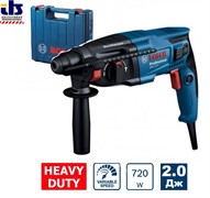 Перфоратор BOSCH GBH 220 в чем. (720 Вт, 2.0 Дж, 3 реж., патрон SDS-plus, вес 2.3 кг, 06112A6020)