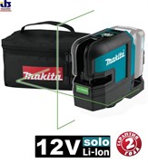 MAKITA SK105GDZ Нивелир лазерный (зеленый луч) SOLO (12V Li-ion, 35 м, 3мм/10м, 2 уровня яркости)