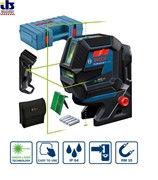 Нивелир лазерный BOSCH GCL 2-50 G (держатель RM10, крепление DK10, кейс), (0601066M02)