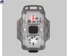 Armytek Crystal Grey / Белый и красный свет / 150 лм и 30 лм / велосипедное и налобное крепление / Li-Pol