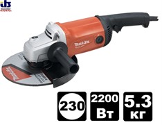 MAKITA MT M0921 Угловая Шлифовальная Машина (болгарка) в коробке,ф230мм,2200Вт,6600об\м,5,3кг