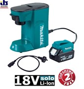 Кофе машина аккумуляторная\сетевая Makita DCM 500 Z (18В, Li-ion, корб, б\ак,з\у)