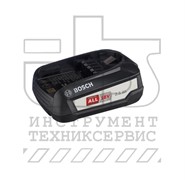 BOSCH PBA 18 (2.5 Ah) W-B Аккумуляторный блок 18 Li для бытовых (зеленых) инструментов в коробке 18V, 2.5 Ah, Power4All-18V