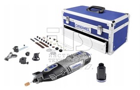 Многофункциональный инструмент аккум. DREMEL 8220JK (8220- 5/65) (акк. 12В Li, 2 акк 2,0Ач., зарядка -1 час, + 5 приспособлений + 65 насадок + суперчемодан, встроенная светодиодная подсветка ) 