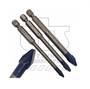Набор по стеклу и керамограниту HEX-9 HardCeramic 5/6/8x90 мм (набор), BOSCH (2608579511)