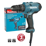 Дрель-шуруповерт ударная сетевая HP 0300 MAKITA