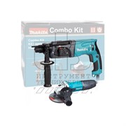 MAKITA DK0120 Набор инструментов (HR2470 + GA5030) Перфоратор (780 Вт-2.7 Дж) + УШМ (720Вт-125мм)