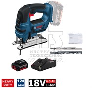 GST 18 V-LI B (GBA 18V 4,0 Ah  + GAL 18V-40)