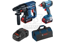 Перфоратор аккумуляторный GBH 180-LI + GDX 180-LI Professional BOSCH (06019G5221)