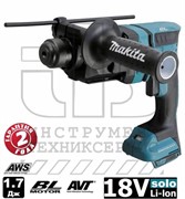 Перфоратор аккумуляторный MAKITA DHR 182 Z  (б\щет,18В,3реж,1.7Дж,2.6кг,б\акк и з\у)
