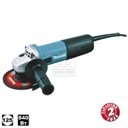 Углошлифмашина MAKITA 9558HNR  (840 Вт, диск 125х22 мм без регул. об.)