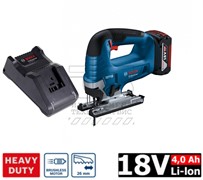 Лобзик  GST 185-LI  аккумуляторный  (18V / 1*4,0Ah / Кейс), BOSCH