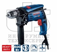 Дрель ударная  GSB 13 RE  (БЗП / 600Вт / Кейс), Bosch