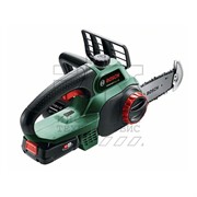 BOSCH UNIVERSALCHAIN 18 (1*2.5 Ah) Цепная пила аккумуляторная Li-On 18V, шина 200 мм 18V, Li-On, 1*2.5Ah, шина 200 мм пила, зарядное, 1 аккумулятор 2.5 Ah