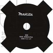 Нож для травы, 4 зуба, d- 230x25,4мм