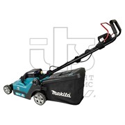MAKITA DLM382PM2 (2*4.0Ah + 2-х портовая БЫСТРАЯ зарядка DC18RD)  Газонокосилка аккум (2*18V, 38 см)