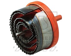 Кольцевая коронка 28,35,50,68,75 мм с центрирующим сверлом, хвостовик 1/4&quot;, по дереву, гипсокартону, пластику, цветным металлам