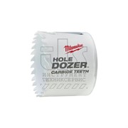 Биметаллическая коронка HOLEDOZER CARBIDE 60мм, MILWAUKEE