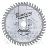 Диск пильный для циркулярок 160/20 Z48 дерево, Milwaukee
