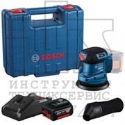 Эксцентриковая шлифмашина аккумуляторная GEX 185-LI Professional BOSCH (06013A5021)