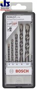 Bosch Набор из 5 свёрл по бетону Robust Line Silver Percussion 4; 5; 6; 8; 10 mm 2607010524